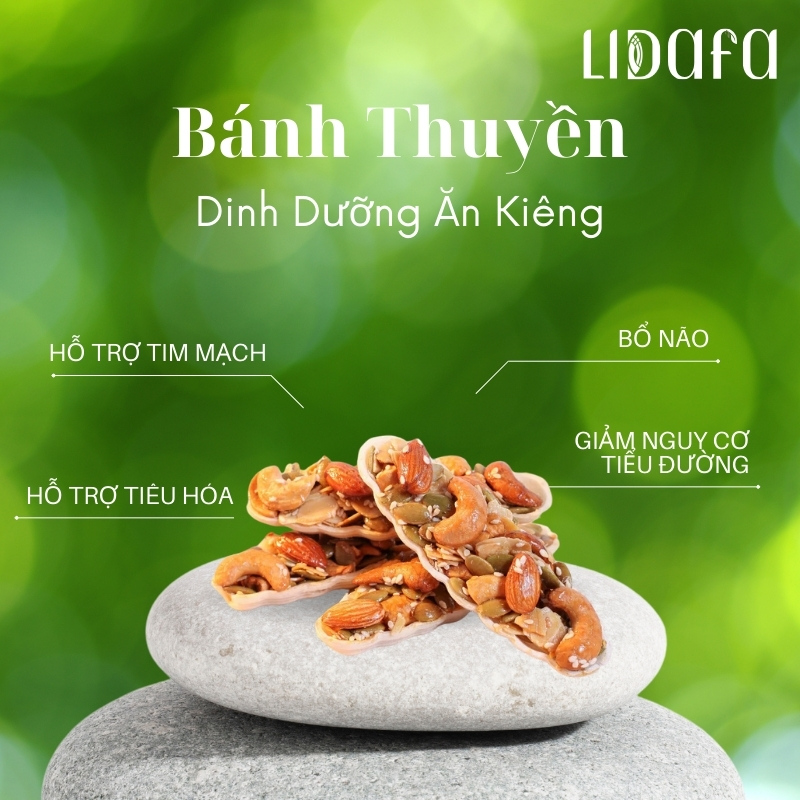 công dụng bánh thuyền giảm cân hạt dinh dưỡng