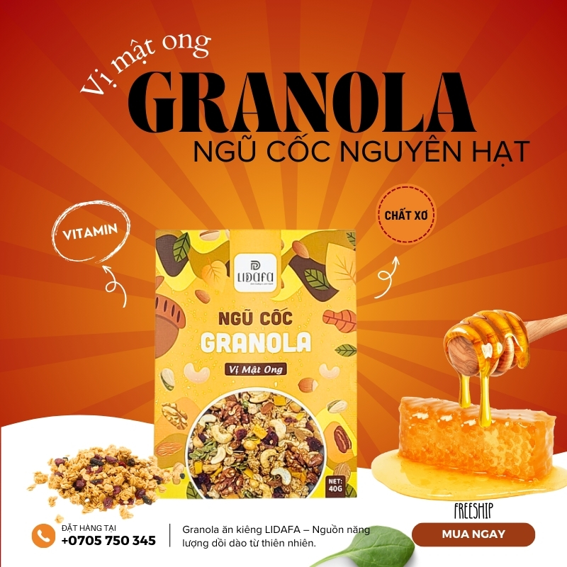 mua ngũ cốc ăn kiêng granola vị mật ong ngon giá rẻ