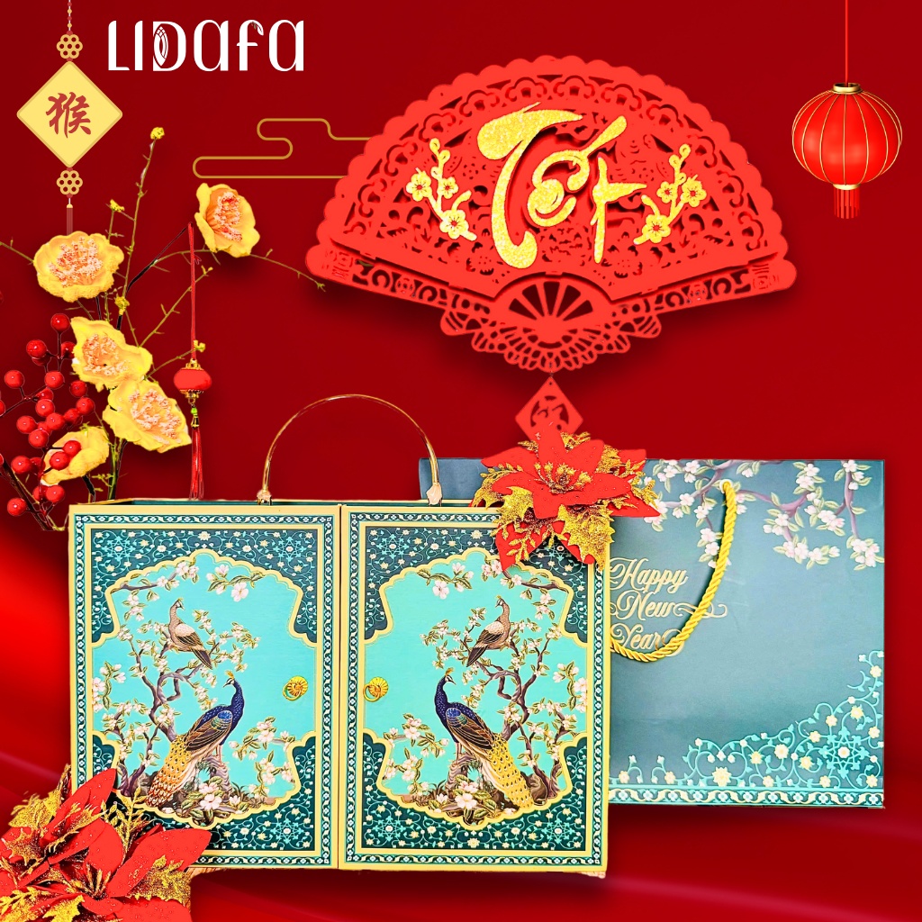 giỏ quà tết hạt dinh dưỡng sức khỏe xuân an