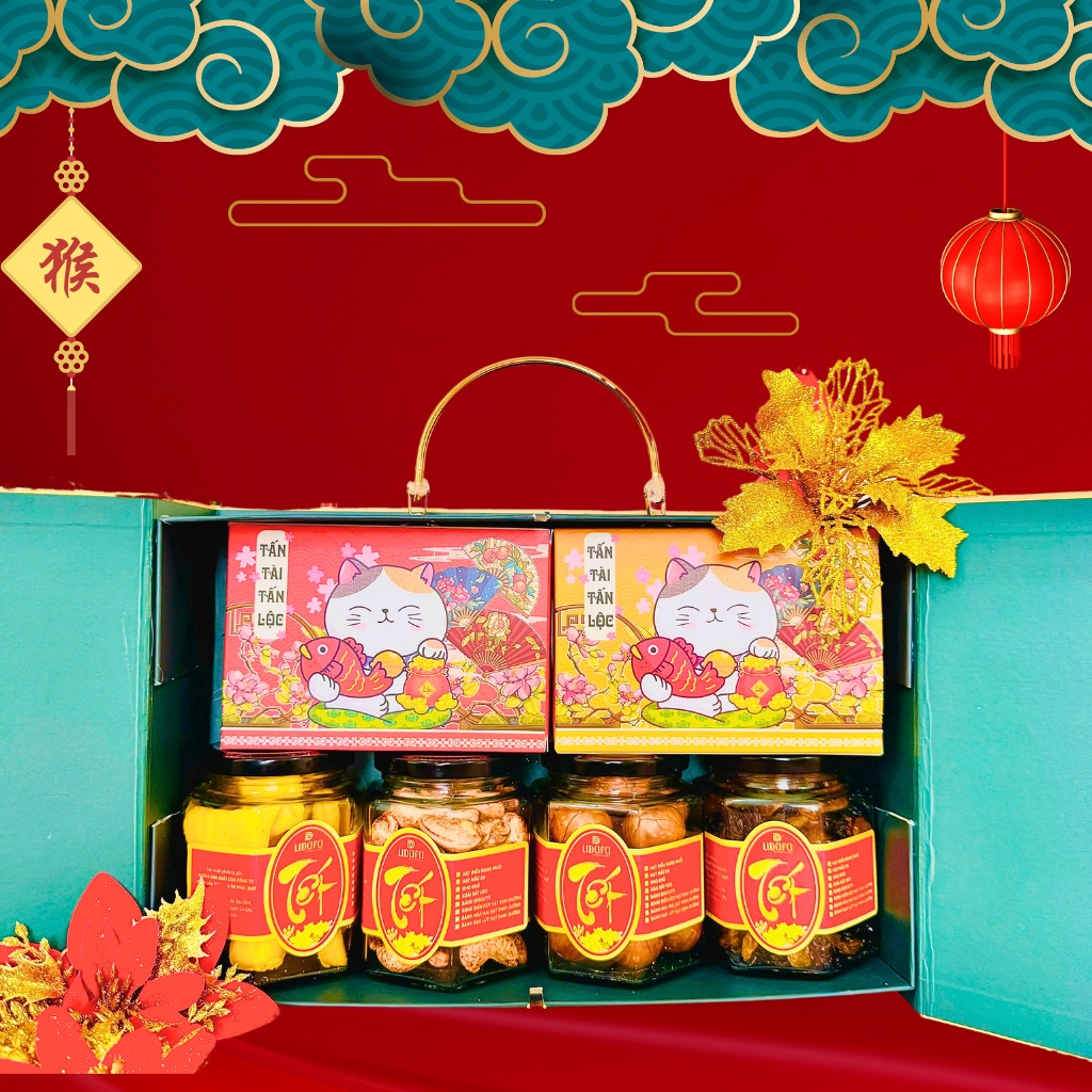 set quà tết hạt dinh dưỡng xuân an