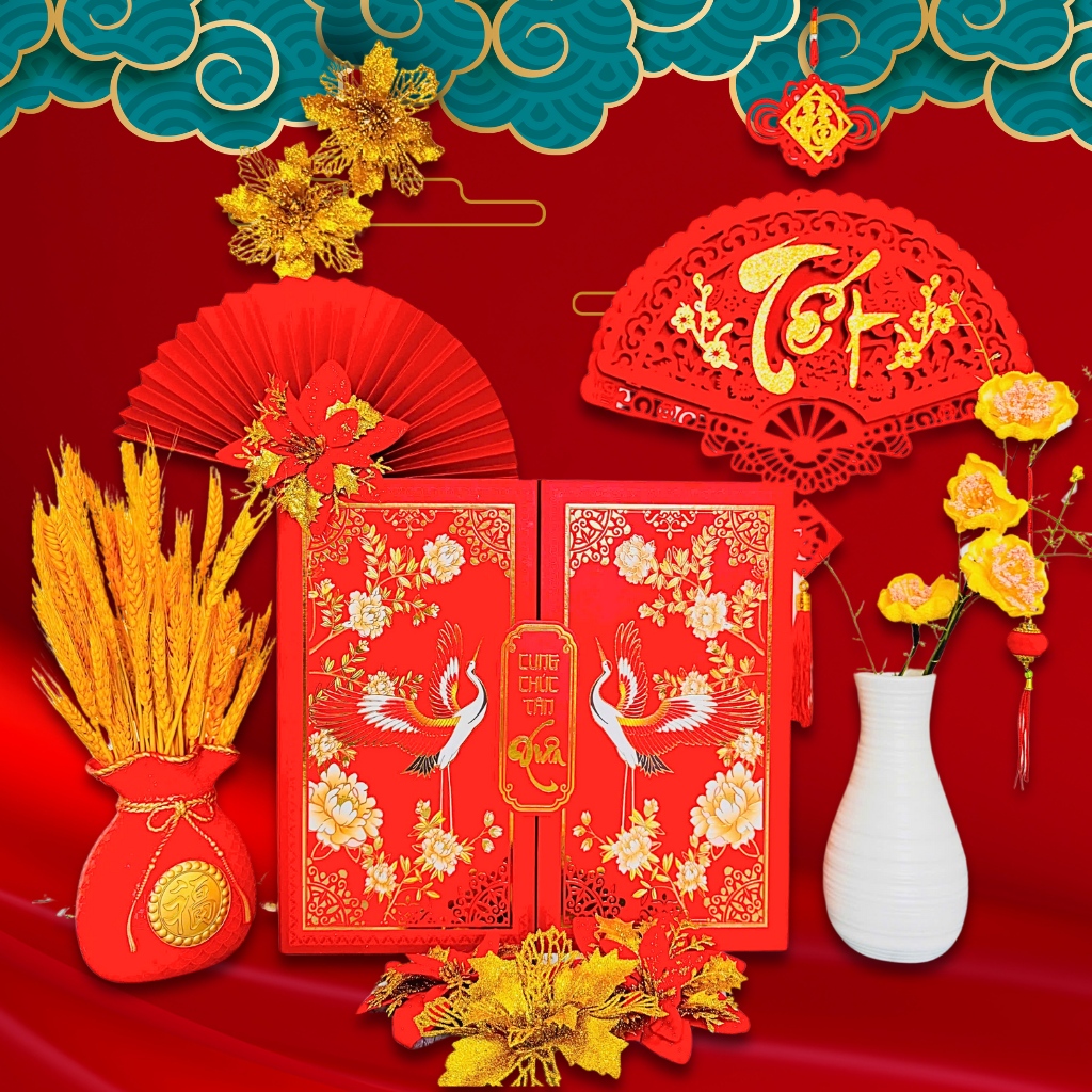 hộp quà tết hạt dinh dưỡng cao cấp lidafa sqt07