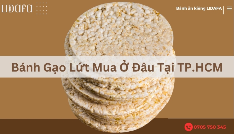Mua banh gao lut o dau tai TP.HCM
