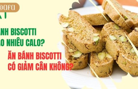 Bánh biscotti bao nhiêu calo