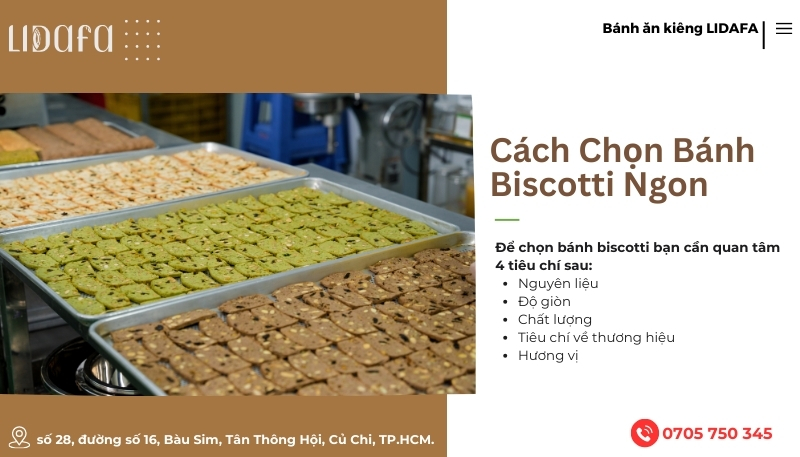 Cach Chon Banh Biscotti Ngon