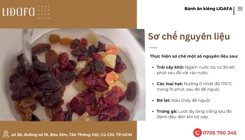 Sơ chế nguyên liệu