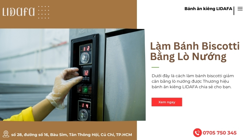 cach lam banh biscotti bang lo nuong