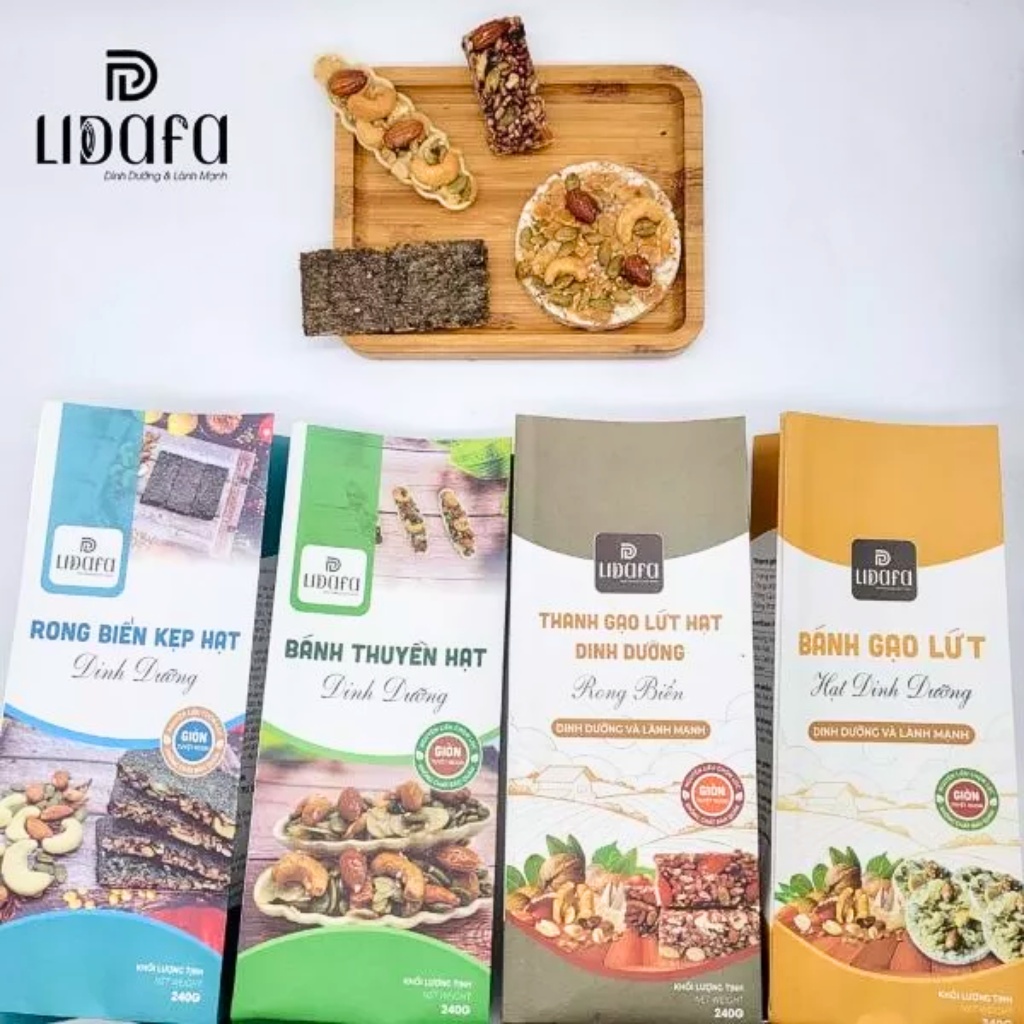 combo bánh mix hạt dinh dưỡng giá rẻ hcm