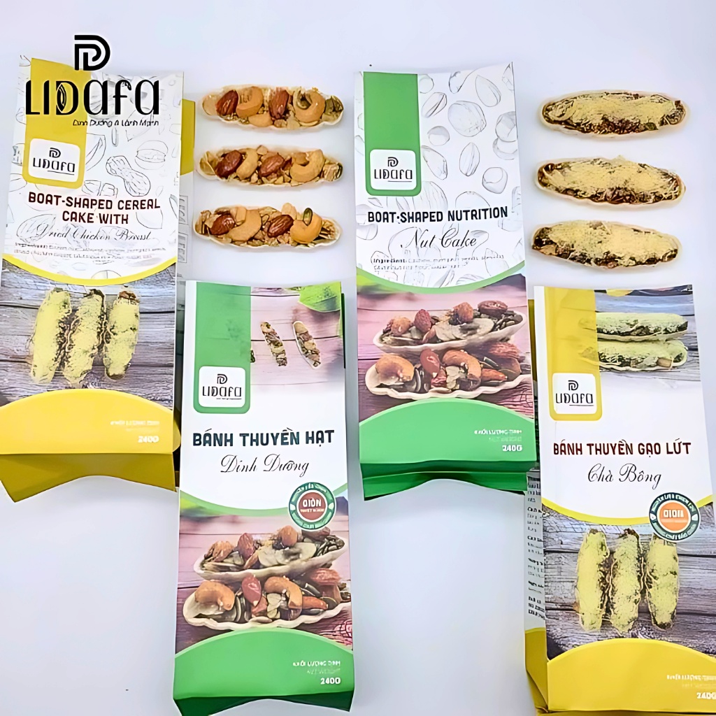 set mix bánh hạt dinh dưỡng ngon giá rẻ hcm