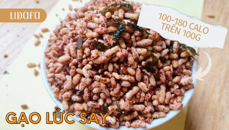 Gạo lứt sấy khô bao nhiêu calo