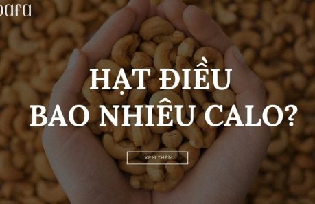 Hạt điều bao nhiêu calo