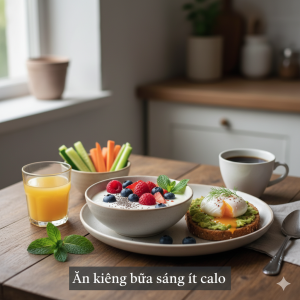 Ăn kiêng bữa sáng ít calo, ngon và healthy