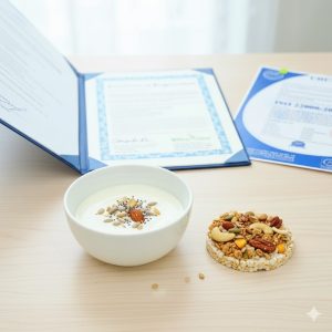 Bánh ăn kiêng kết hợp sữa chua không đường