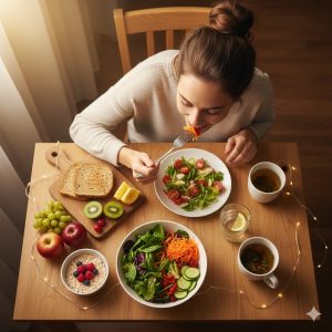 Chọn thực phẩm đúng và thói quen lành mạnh giúp tiêu hóa nhẹ nhàng, giảm đầy bụng, khó tiêu.