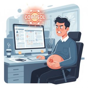 Giấc ngủ kém làm giảm leptin báo no và tăng ghrelin báo đói, khiến cơ thể dễ ăn vặt và tích mỡ.