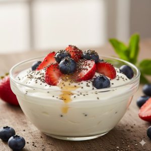 Sữa chua Hy Lạp không đường – món ăn vặt giảm cân hiệu quả