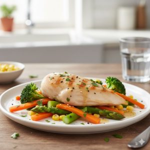 Thịt ức gà cho mẹ sau sinh