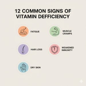 12 dấu hiệu cơ thể thiếu vitamin phổ biến nhất