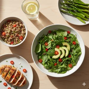 Ăn cay kết hợp chế độ ăn healthy giúp hỗ trợ giảm mỡ an toàn