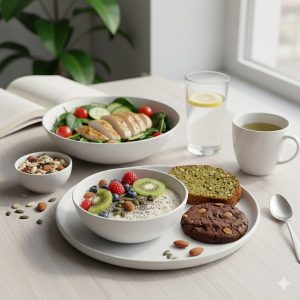 bữa ăn lành mạnh không gây tăng cân và không bỏ bữa