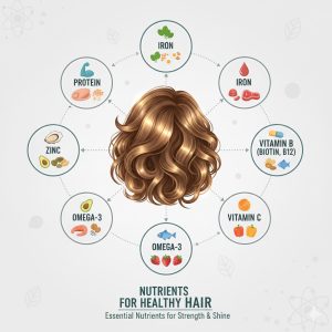 dưỡng chất ảnh hưởng trực tiếp đến tóc khi giảm cân