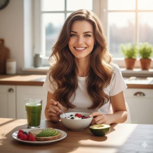 giảm cân lành mạnh để không rụng tóc