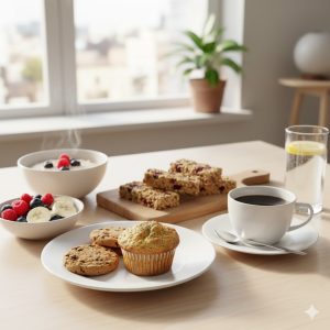 lợi ích bánh ăn sáng healthy ít calo cho buổi sáng