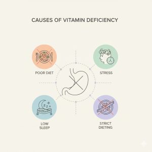 Nguyên nhân khiến cơ thể thiếu vitamin và khoáng chất