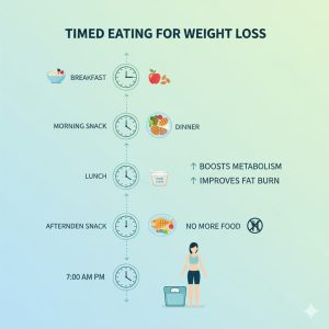 Giảm cân có cần ăn theo giờ cố định không?