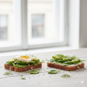 Bánh mì đen giàu chất xơ giúp no lâu khi giảm cân