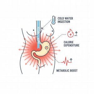Cơ thể sinh nhiệt khi uống nước lạnh để cân bằng nhiệt độ
