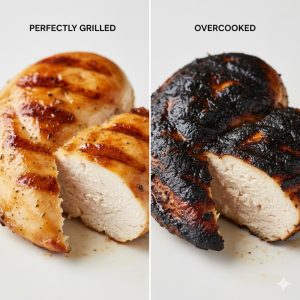 nướng ở nhiệt độ cao ảnh hưởng thế nào đến dinh dưỡng