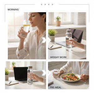 Thói quen uống nước healthy giúp hỗ trợ giảm cân bền vững