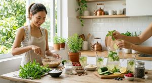 sử dụng đường cỏ ngọt trong làm bánh và pha nước uống