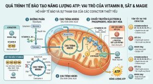 Vi chất dinh dưỡng tham gia chuyển hóa năng lượng ở tế bào
