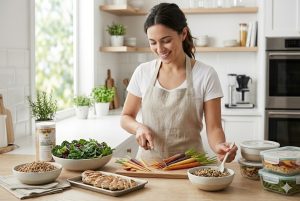 chế độ ăn healthy giảm mỡ bền vững và lành mạnh