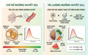 Glycemic Load khác gì Glycemic Index