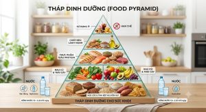 Tháp dinh dưỡng là gì và các nhóm thực phẩm trong chế độ ăn cân bằng