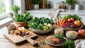Chất xơ giúp giảm cân từ rau củ trái cây và ngũ cốc nguyên hạ
